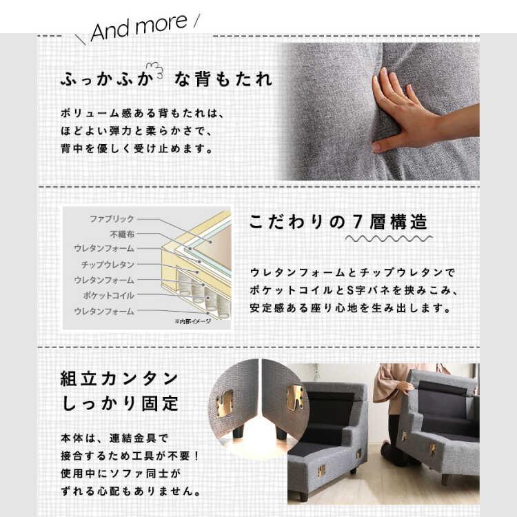 カウチソファー エル字 コーナー レッド 布製 ポケットコイル オットマン付き 大きめ 幅176 レイアウト自由 ミニクッション付き シンプル 北欧 |  | 08