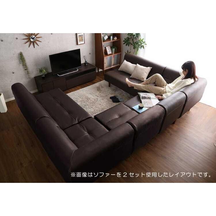コーナーソファー L字ソファ ワイド ブラウン 大きめ レザー 合 コーナーソファー L字ソファ ワイド ブラウン 大きめ レザー 合