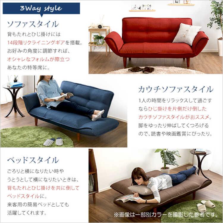 二人掛けソファー 2人用 幅130 赤 レッド 布製 ファブリック 二人掛けソファー 2人用 幅130 赤 レッド 布製 ファブリック