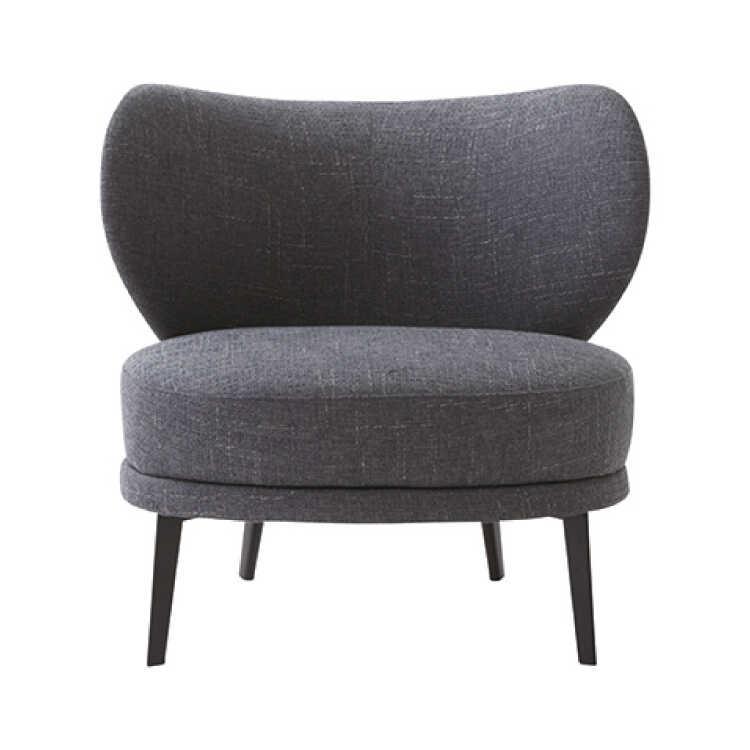 ソファー 一人掛けソファ 1人用 一人用 グレー 布製 ファブリック 高級