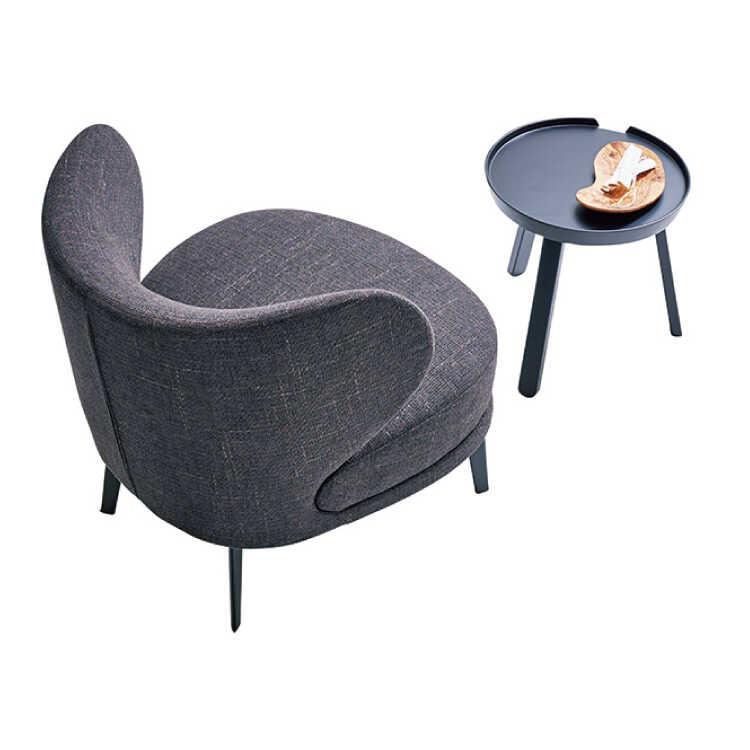 ソファー 一人掛けソファ 1人用 一人用 グレー 布製 ファブリック 高級