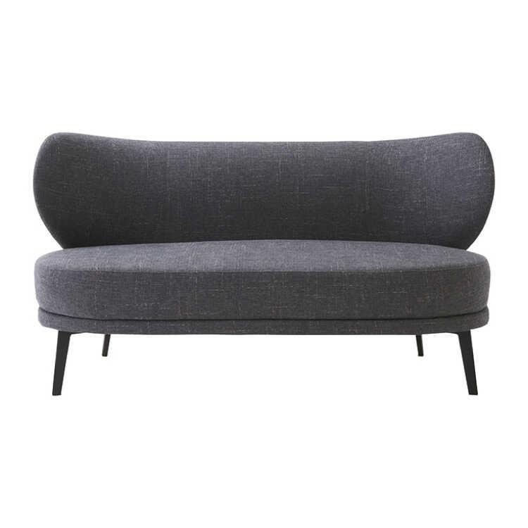 ソファー 二人掛けソファ 2人用 二人用 グレー 布製