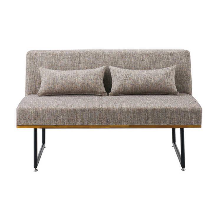 ソファー ソファ ダイニングソファー 肘なし アームレス 幅130 2人用