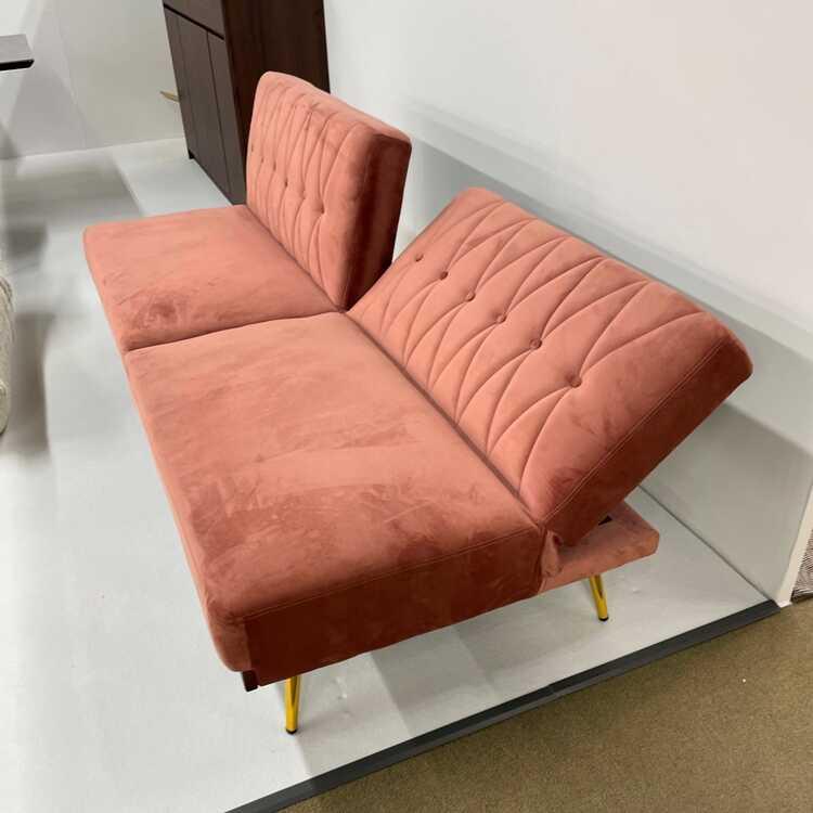 ソファー✨お洒落 ベロア生地✨ 楽天市場】☆クーポン配布中☆ソファー 2人掛け アームレソファ 脚