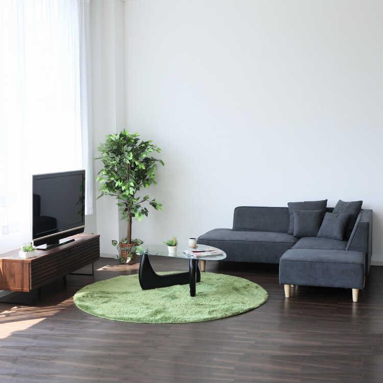 幅193cm・レイアウト組み替え自由な3点セット！布製コーナーソファー ダークグレー色 ロータイプOK 開梱設置サービス付き リビング シンプル かっこいい お洒落 |  | 06