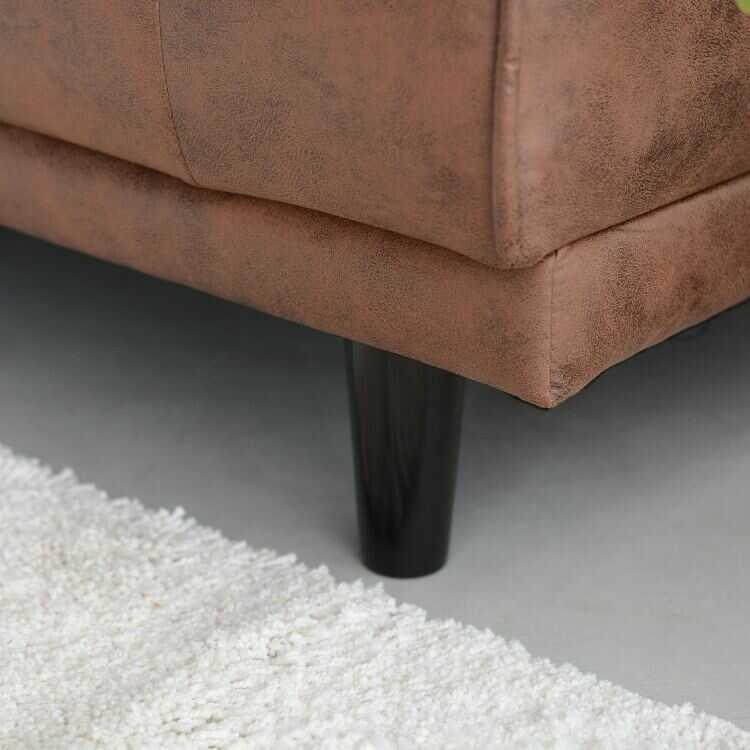 幅180cm・ミニテーブル付きソファーベッド シリコンフィル・ファブリックレザー張り Sバネ ウレタンフォーム 木  おしゃれ リクライニング ファニチャー 家具 |  | 12