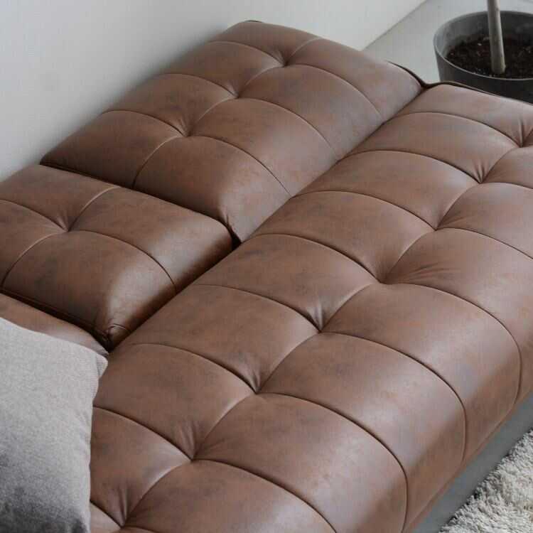 幅180cm・ミニテーブル付きソファーベッド シリコンフィル・ファブリックレザー張り Sバネ ウレタンフォーム 木  おしゃれ リクライニング ファニチャー 家具 |  | 14