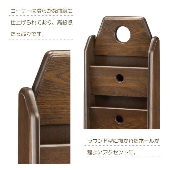 天然木ニレ材・スリッパラック（完成品） |  | 02