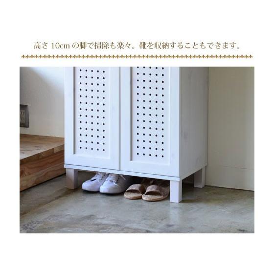 シューズボックス 大容量 幅58cm パンチング扉 ロータイプ 通気性 両開き 2枚扉 移動棚 北欧 おしゃれ 玄関収納 靴箱 下駄箱 ひとり暮らし 新婚 |  | 14