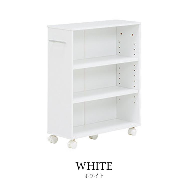 隙間収納 16cm 21cm 26cm 薄型 スリム ラック キャスター付き ホワイト ランドリー 収納 洗面所 ワゴン キッチン すきま ナチュラル |  | 05