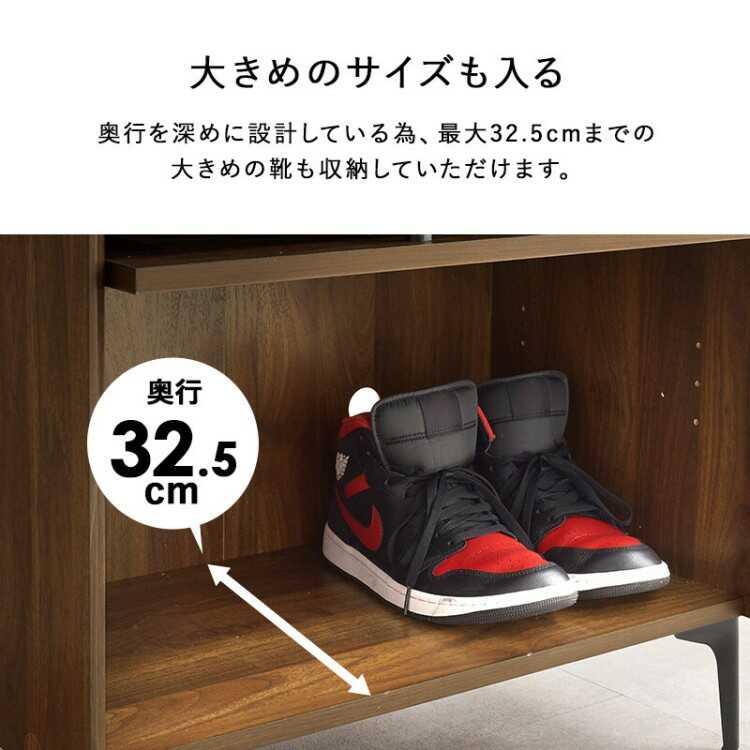 幅61cm・通気性の良いルーバー扉の下駄箱 2段タイプ 白 ホワイト シューズボックス シューズラック 玄関収納 おしゃれ シンプル 家具 インテリア ファニチャー |  | 10