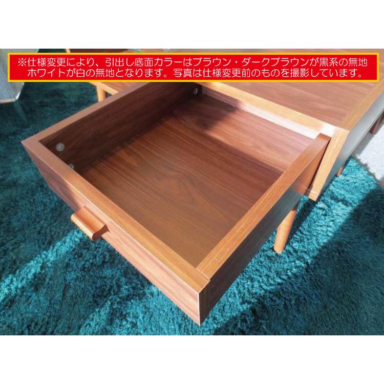 リビングテーブル　ガラス　ウッド調　収納付　棚　引き出し　ディスプレイ |  | 10