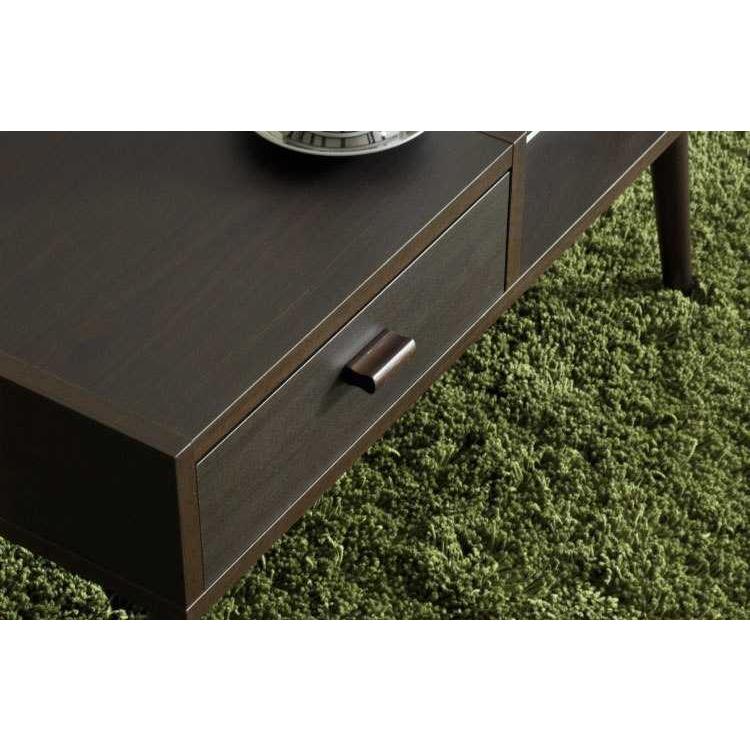 リビングテーブル　ガラス　ウッド調　収納付　棚　引き出し　ディスプレイ |  | 15