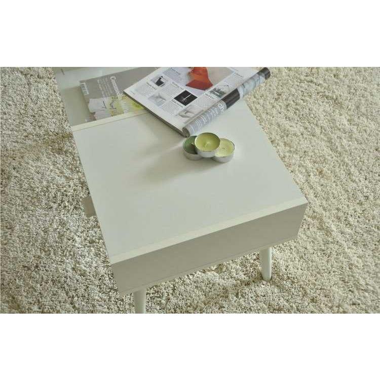 リビングテーブル　ガラス　ウッド調　収納付　棚　引き出し　ディスプレイ |  | 16