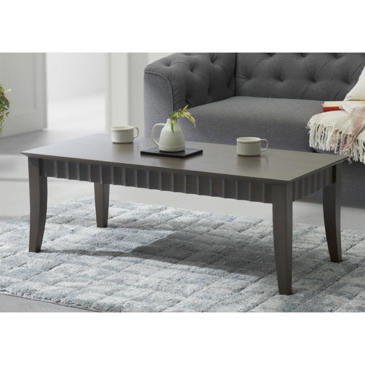 センターテーブル　天然木製　幅110cm　ラバーウッド |  | 05