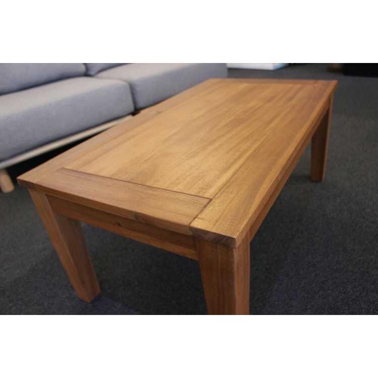 センターテーブル　天然木製　アカシア製　幅90cm　オイル塗装　ウッドテーブル |  | 02