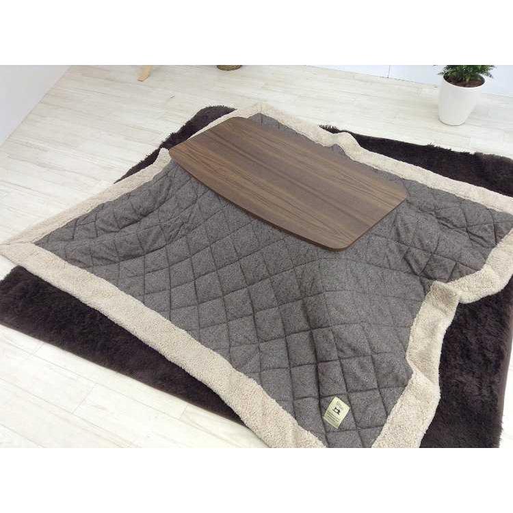 幅90cm・折りたたみ可能こたつテーブル（天然木オーク／ウォールナット製） |  | 07