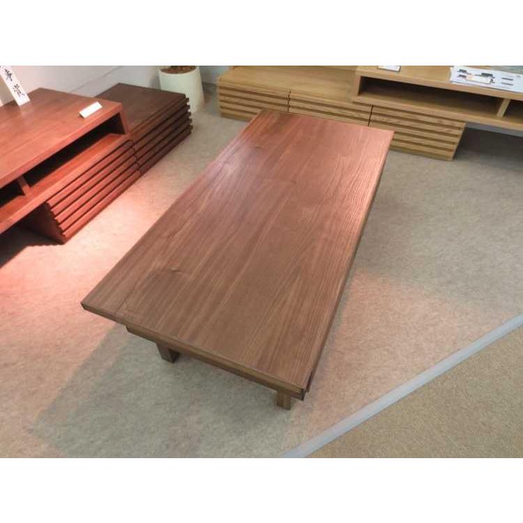 リビングテーブル 天然木製 ウォールナット オーク  幅102cm（引出し付き） |  | 05