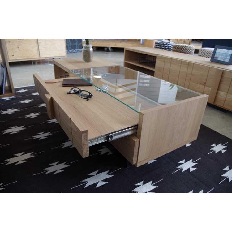 センターテーブル　幅110cm　北欧　ナチュラル　引出し　収納付　大容量　日本製　完成品 |  | 06