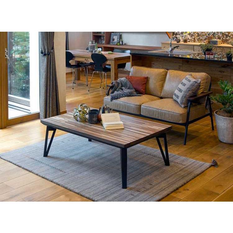 幅120cm・おしゃれこたつローテーブル（天然木製／完成品） |  | 08