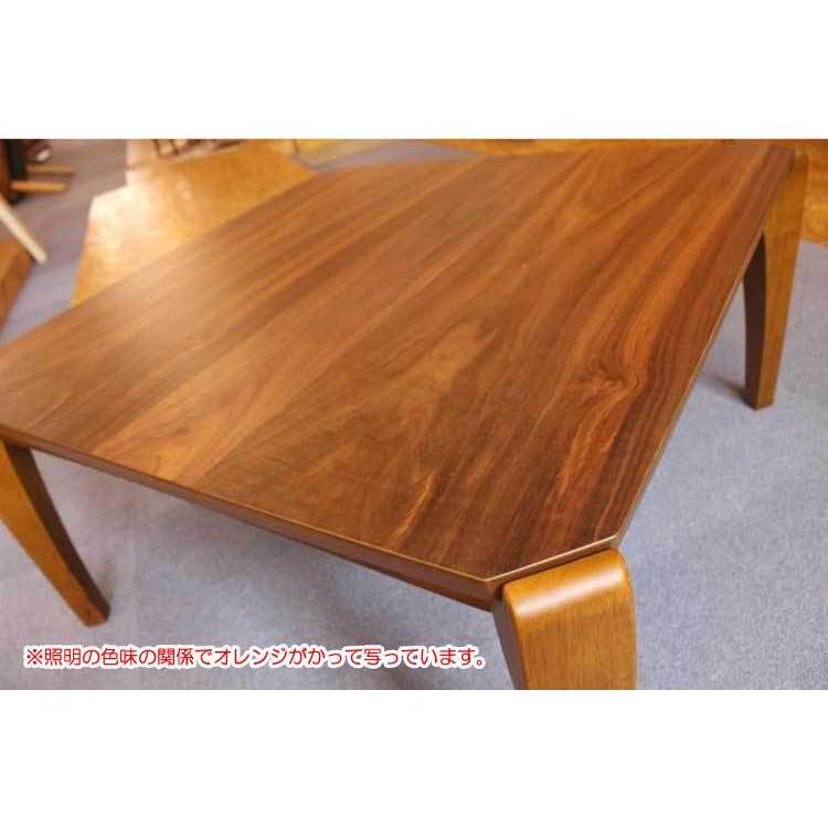 幅75cm・こたつローテーブル正方形（天然木ウォールナット製） |  | 03