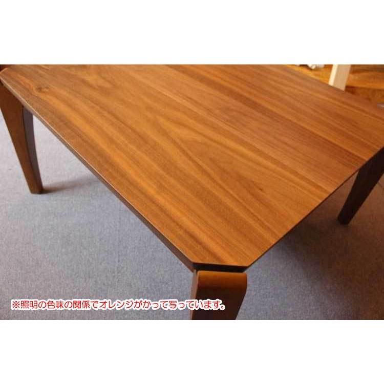 幅75cm・こたつローテーブル正方形（天然木ウォールナット製） |  | 04