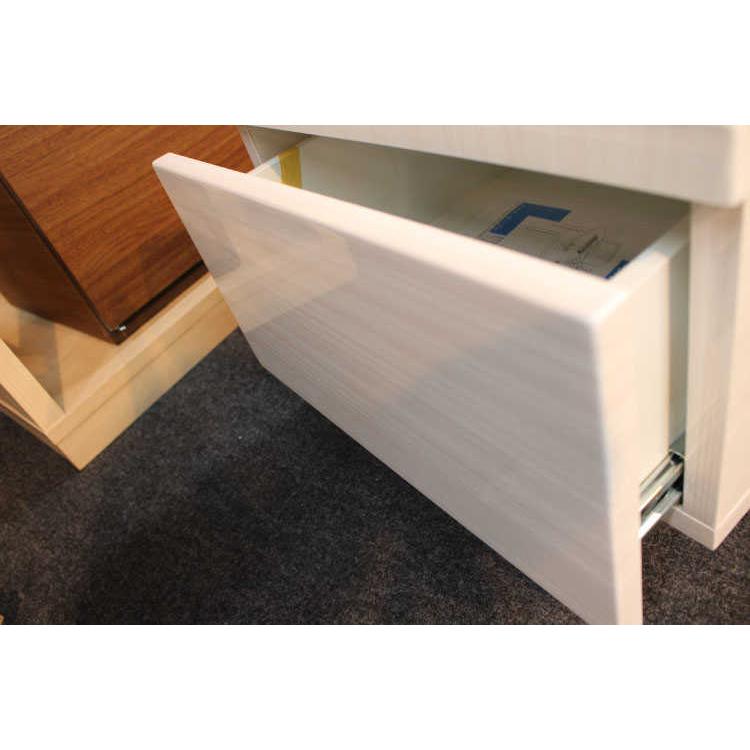 【地域限定SALE適応中！】センターテーブル　幅100cm　光沢　白　ホワイト　天然木製　タモ製　格子　引出　収納付 |  | 07