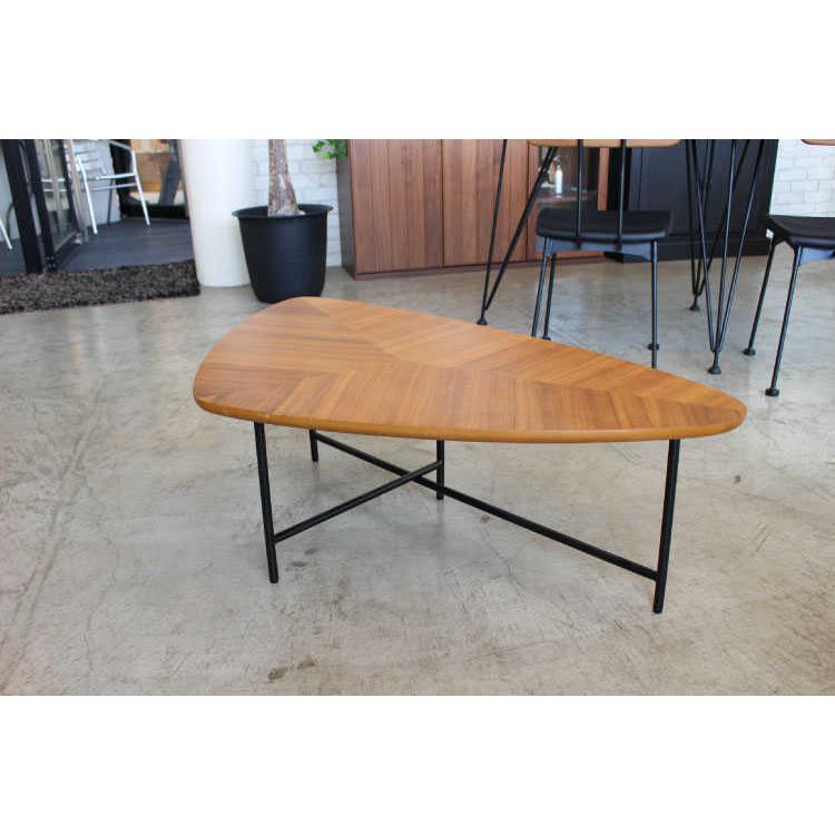 カリモク 天然木　三角形　テーブル　ローテーブル カリモク家具 カリモク TU4153・4154 TU4158・4159 115サイズ