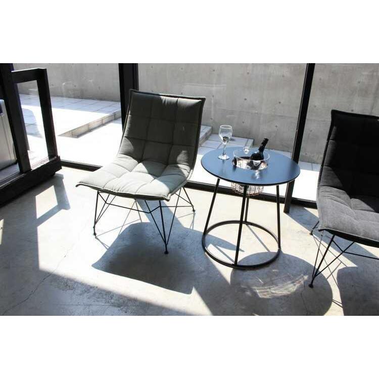 サイドテーブル 円形 丸 リビング おしゃれ ディスプレイ 収納付