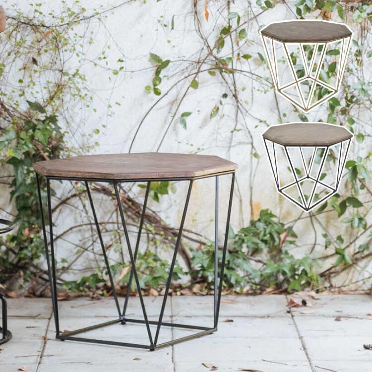 サイドテーブル ワイヤー テーブル おしゃれ スチール ミニ