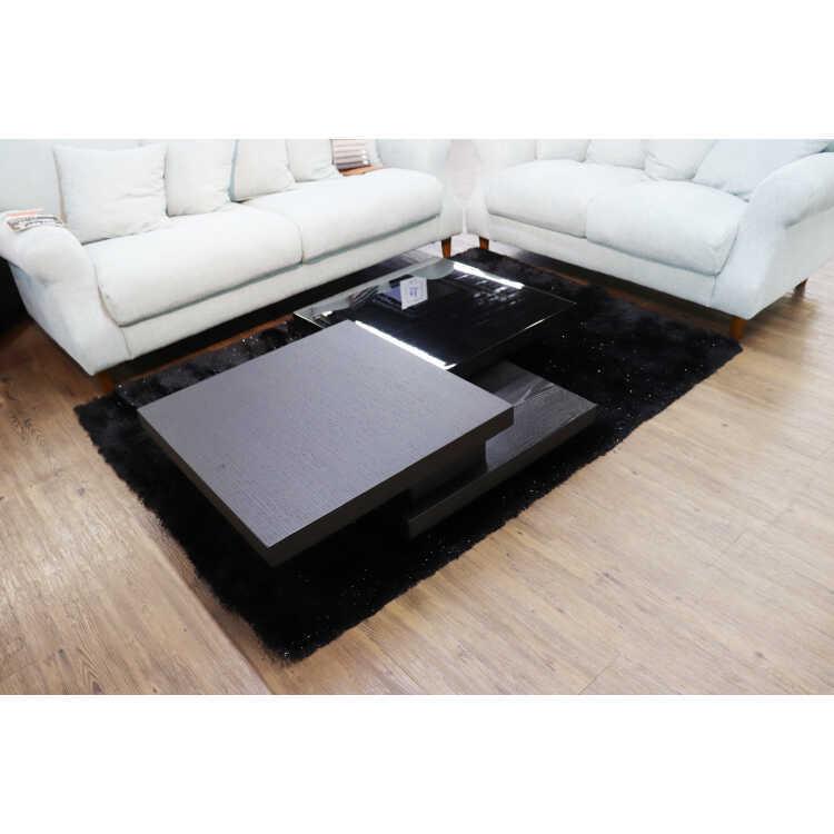 リビングテーブル　ローテーブル　モダン　モノトーン リビングテーブル モダン モノトーン ブラック グレー 天板可動式 木製