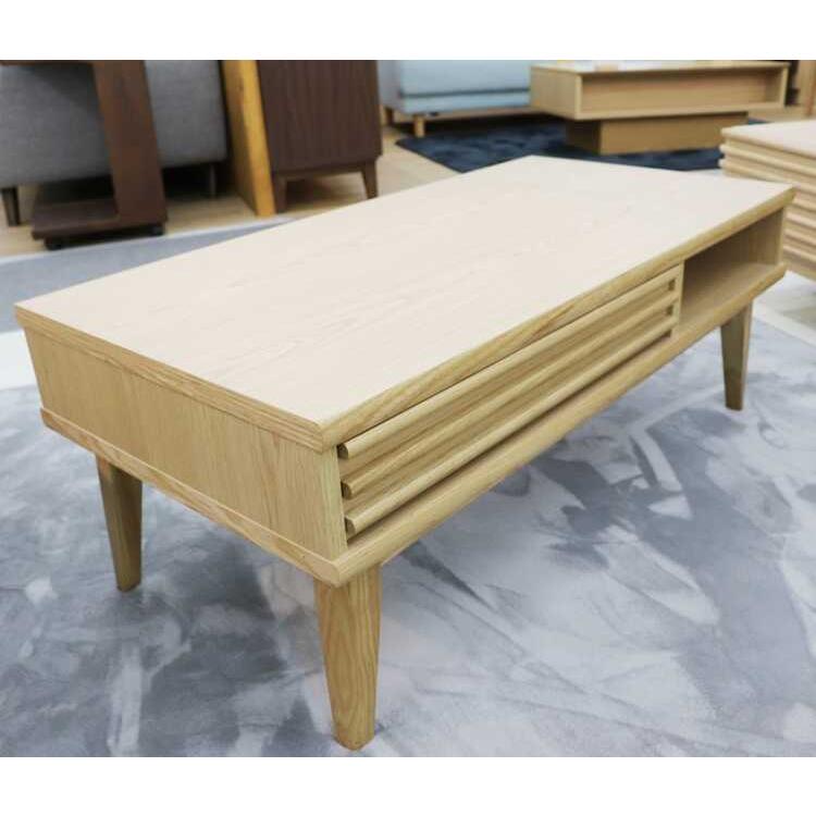 ローテーブル センターテーブル 木製 ナチュラル おしゃれ 天然木 引き出し 完成品 北欧 シンプル 和モダン 木目 幅100cm リビングテーブル |  | 01