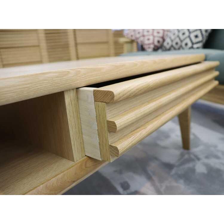 ローテーブル センターテーブル 木製 ナチュラル おしゃれ 天然木 引き出し 完成品 北欧 シンプル 和モダン 木目 幅100cm リビングテーブル |  | 05