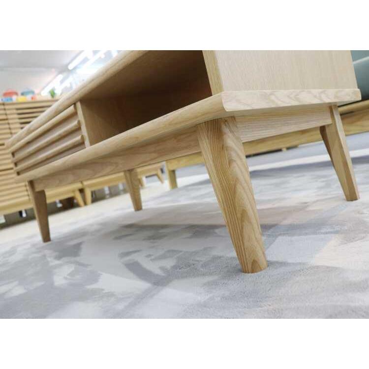 ローテーブル センターテーブル 木製 ナチュラル おしゃれ 天然木 引き出し 完成品 北欧 シンプル 和モダン 木目 幅100cm リビングテーブル |  | 08