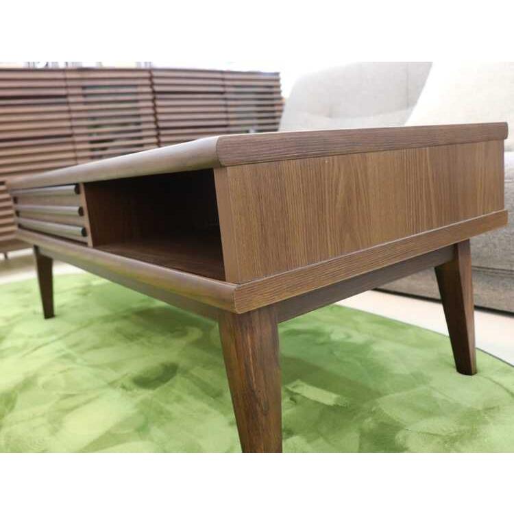 ローテーブル センターテーブル 木製 木目 幅100cm 北欧