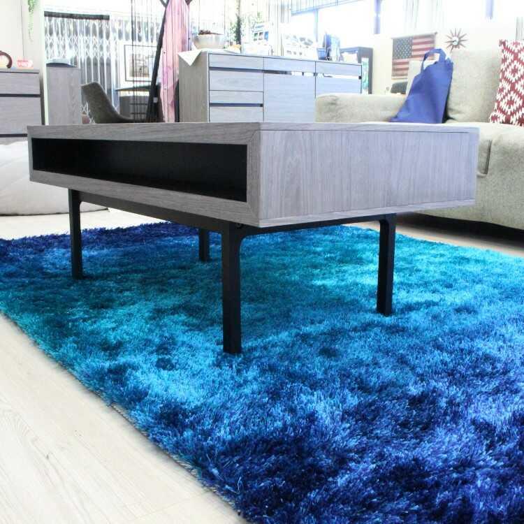 ローテーブル センターテーブル グレー 木製 お洒落 完成品 100cm モダン シンプル スタイリッシュ かっこいい 木目 机 リビングテーブル |  | 10