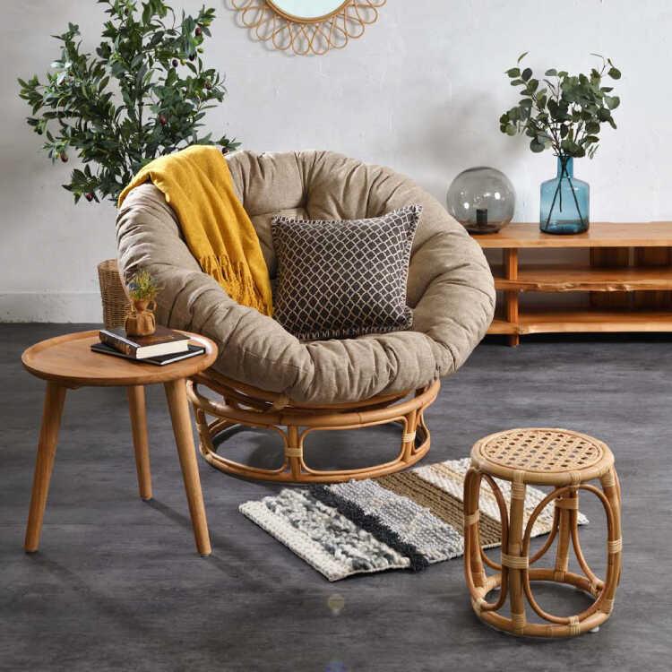 サイドテーブル 丸 天然木 無垢 チーク おしゃれ 北欧 完成品 ミニテーブル ナチュラル シンプル 直径45cm 木製 単品 リビング 寝室 おすすめ |  | 11