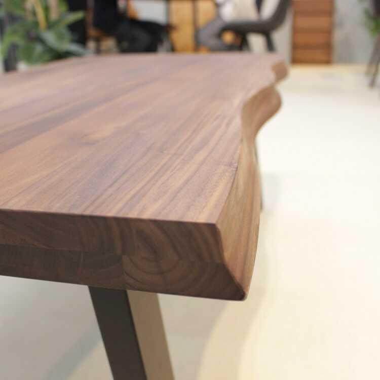 テーブル　センターテーブル　おしゃれ　北欧　リビング　机　木製　ブラウン　ウォールナット　無垢集成材　幅120cm　シンプル　和モダン　ローテーブル |  | 04