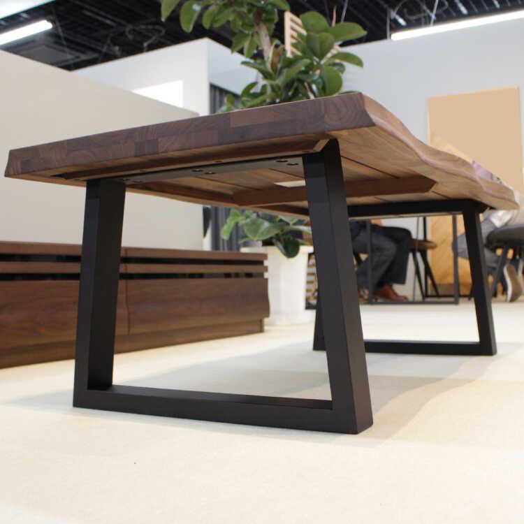 テーブル　センターテーブル　おしゃれ　北欧　リビング　机　木製　ブラウン　ウォールナット　無垢集成材　幅120cm　シンプル　和モダン　ローテーブル |  | 07