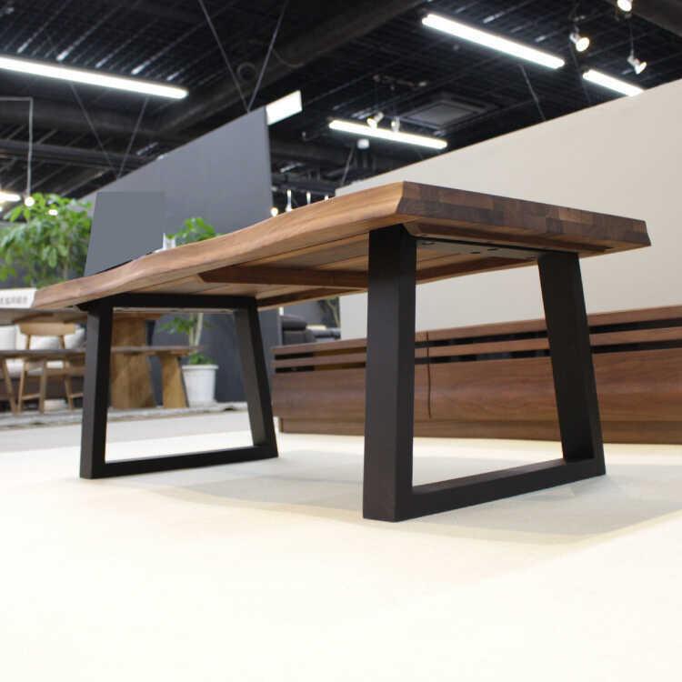 テーブル　センターテーブル　おしゃれ　北欧　リビング　机　木製　ブラウン　ウォールナット　無垢集成材　幅120cm　シンプル　和モダン　ローテーブル |  | 08