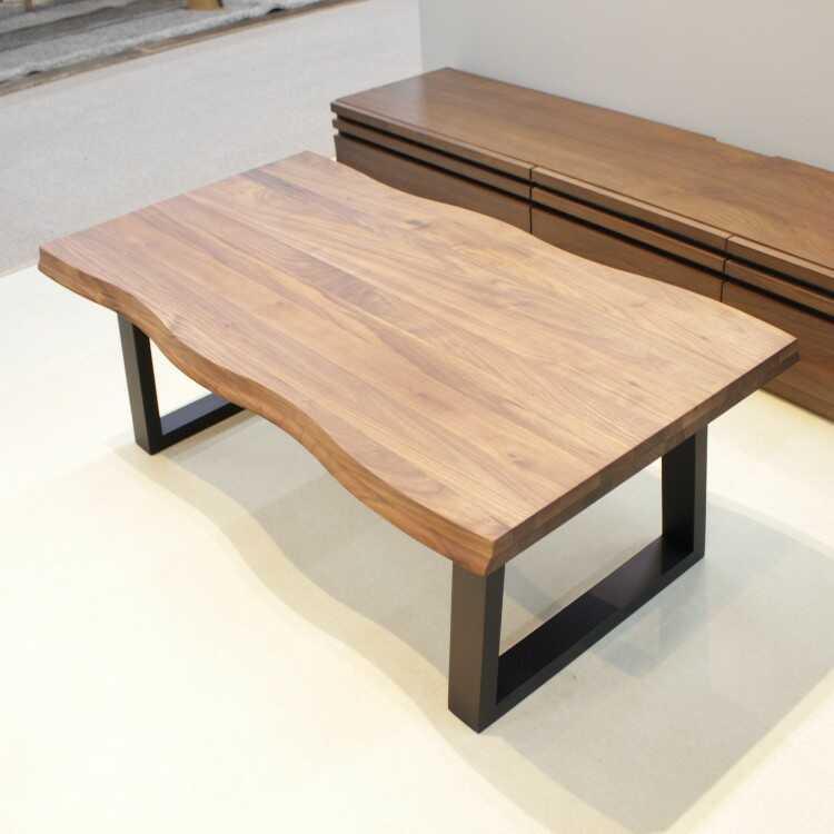 テーブル　センターテーブル　おしゃれ　北欧　リビング　机　木製　ブラウン　ウォールナット　無垢集成材　幅120cm　シンプル　和モダン　ローテーブル |  | 09