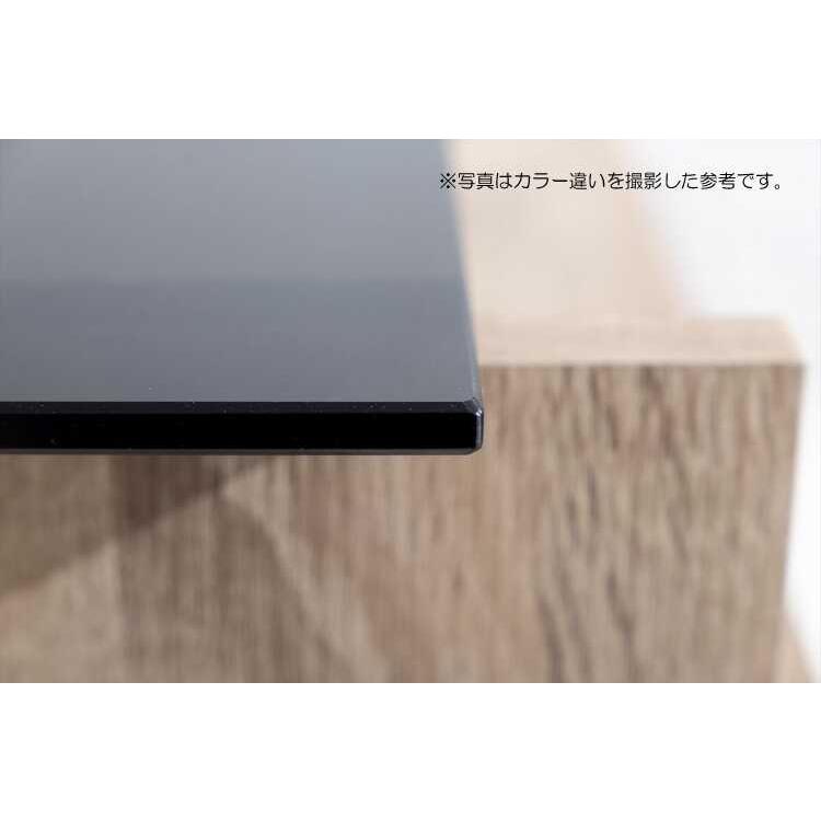 モダン ガラス天板 ローテーブル　ダークブラウン ガラス・ローテーブル～収納付き～モダンアジアンテイストの魅せる