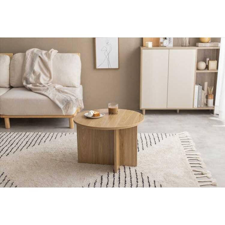 センターテーブル 丸テーブル ラウンド 丸型 円形 おしゃれ 木製 北欧 ナチュラル 木目調 コンパクト 幅55 円卓 カフェテーブル ローテーブル |  | 11