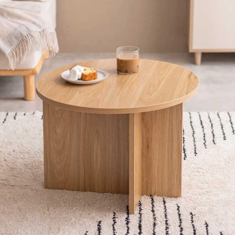センターテーブル 丸テーブル ラウンド 丸型 円形 おしゃれ 木製 北欧 ナチュラル 木目調 コンパクト 幅55 円卓 カフェテーブル ローテーブル |  | 07