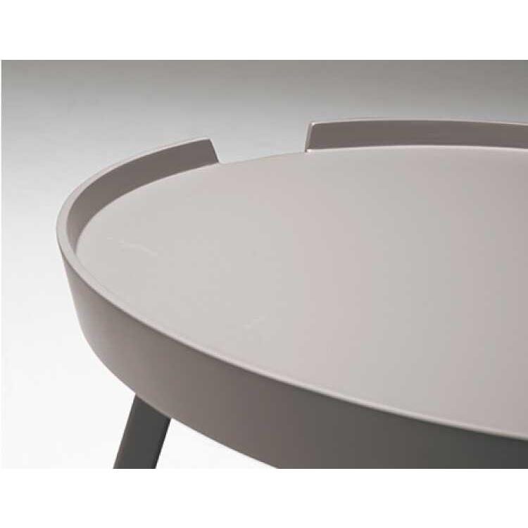 サイドテーブル ナイトテーブル おしゃれ スリム コンパクト 丸 直径45 天然木 グレー 黒 ブラック シンプル モダン ホテルライク 円形 |  | 05