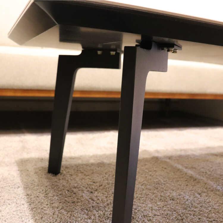 幅90cm・ホワイト大理石柄セラミック製センターテーブル ローテーブル リビングテーブル コーヒーテーブル 長方形 かっこいい モダン おしゃれ モノトーン