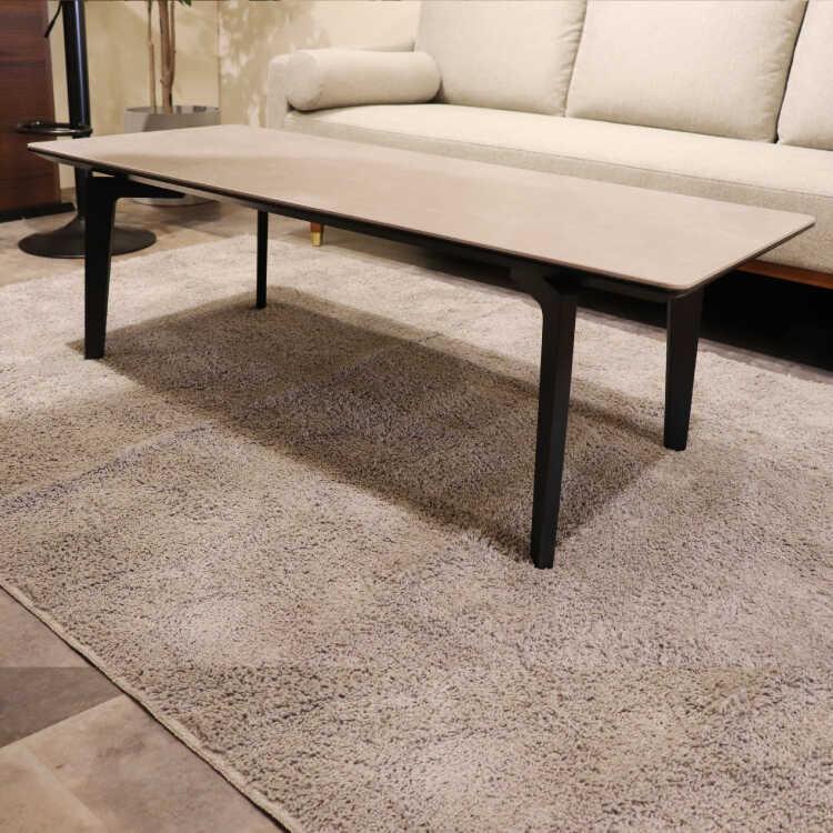 幅120cm・コンクリート柄セラミック製リビングテーブル センターテーブル ローテーブル コーヒーテーブル 長方形 かっこいい モダン おしゃれ モノトーン グレー |  | 02