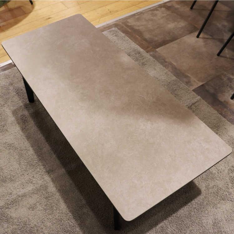 幅120cm・コンクリート柄セラミック製リビングテーブル センターテーブル ローテーブル コーヒーテーブル 長方形 かっこいい モダン おしゃれ モノトーン グレー |  | 06