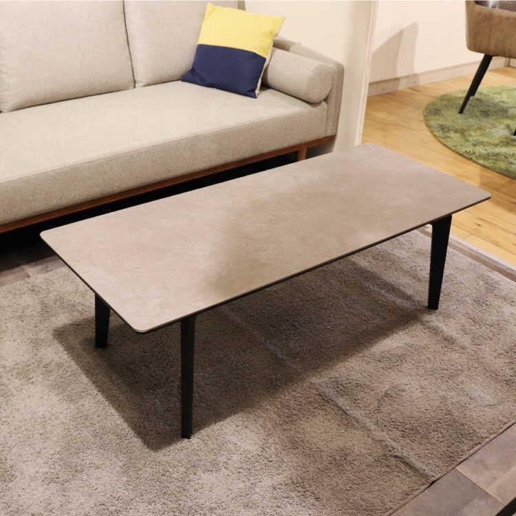 幅120cm・コンクリート柄セラミック製リビングテーブル センターテーブル ローテーブル コーヒーテーブル 長方形 かっこいい モダン おしゃれ モノトーン グレー |  | 07