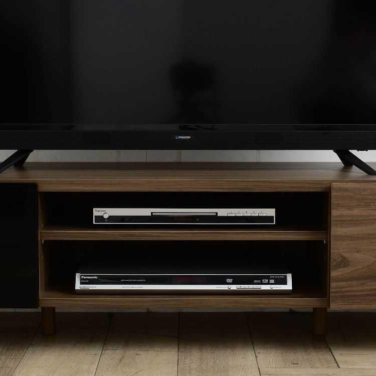 TVボード テレビ台 ローボード 幅176cm ブラウン 木目 ブラック 鏡面